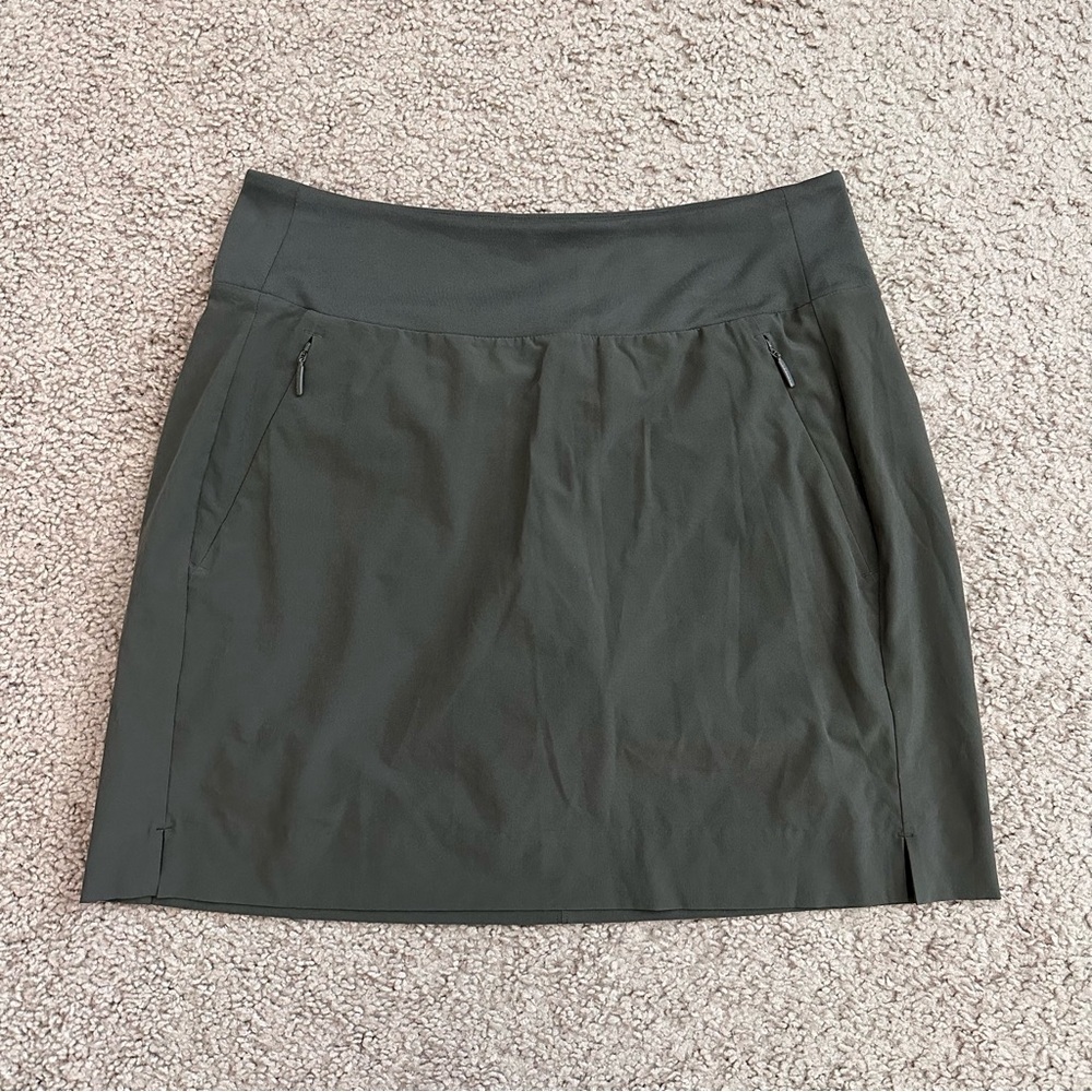Athleta Gray Active Skirt Womens 4